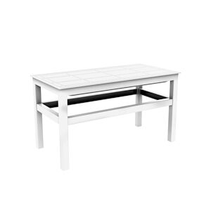 RESOL CLICK-CLACK Table Basse Extérieur 90x45 Blanc