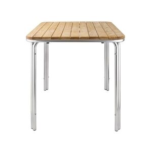 Bolero table carrée frêne 4 pieds 70cm