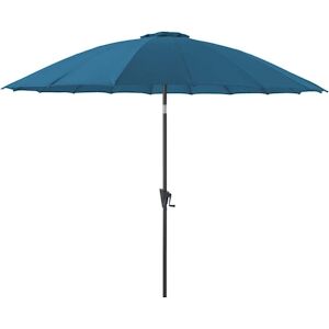 Parasol terrasse en fibre de verre Pagode 300 cm Bleu Proloisirs - Publicité