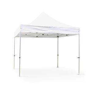 Oviala Business MobeventPro tente pliante M2 3X3M 50MM 480G/M² - Aluminum et Polyester - Blanc