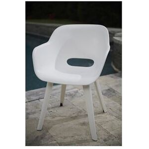 Allibert Jardin Lot De 2 Fauteuils Akola - Coque Blanc Blanc - Publicité