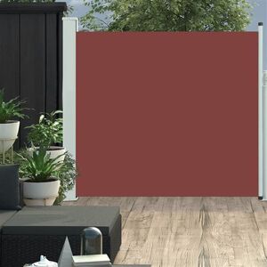 vidaXL Auvent latéral rétractable de patio 170x300 cm Marron - Publicité