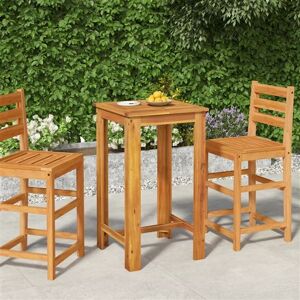 Non communiqué vidaXL Table de bar de jardin 60x60x105 cm Bois d'acacia solide - Publicité