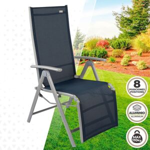 Aktive Camping Textileno 60x1.5x113 Cm Folding Sun Loungers Noir - Publicité