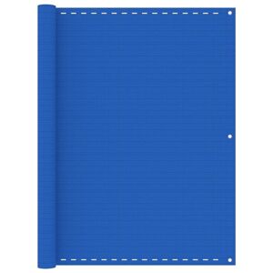310990 vidaXL Écran de balcon Bleu 120x500 cm PEHD - Publicité