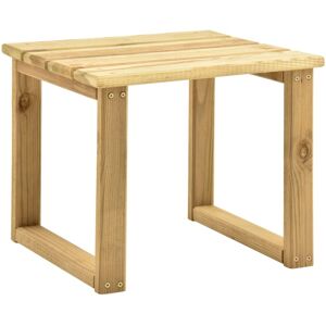 315394 vidaXL Table de transat 30x30x26 cm Bois de pin imprégné - Publicité