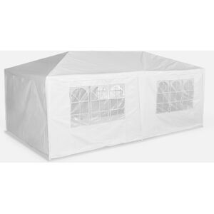 sweeek Tente de reception 3x6m - Aginum - Blanc - a utiliser comme pavillon. chapiteau ou tonnelle. - Blanc