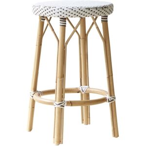 Tabouret en rotin blanc 68 cm Simone - Sika Design