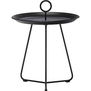 Table d'appoint 45 cm noire en métal EYELET - Houe