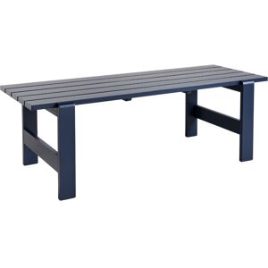 Table en pin laqué bleu métal 230 x 83 x 74 cm Weekday - Hay - Publicité