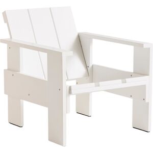 Chaise longue d'extérieur en pin blanche Crate - Hay - Publicité