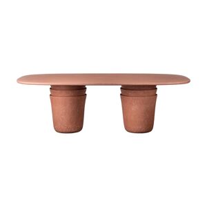 Table ovale en argile terracotta 240 x 118 cm Kasane 33 - Gervasoni - Publicité