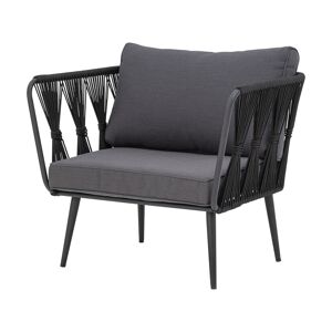 Chaise longue Pavone Métal noir - Bloomingville - Publicité