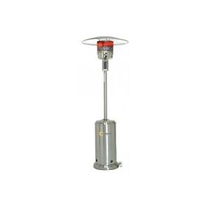 Sovelor parasol chauffant mobile radiant au gaz propane   matiere blanc  ...