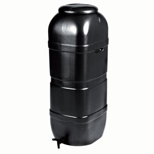 Recuperateur d?eau forme colonne Nature Recuperateur d?eau et accessoires - 250L - Noir