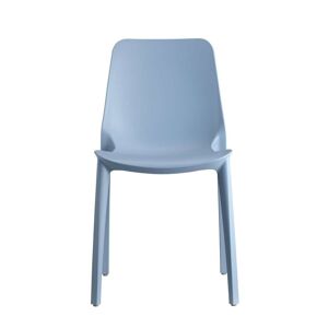 Scab design 2 chaises design Ginevra pour interieur ou exterieur - Scab Bleu
