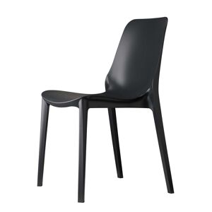 Scab design 2 chaises design Ginevra pour interieur ou exterieur - Scab Anthracite