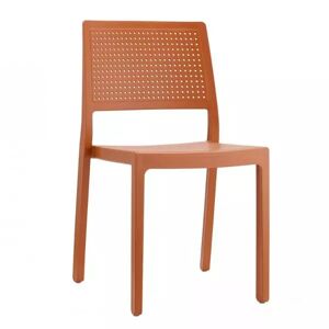 Scab design 2 chaises design EMI pour interieur ou exterieur - Scab Rouge