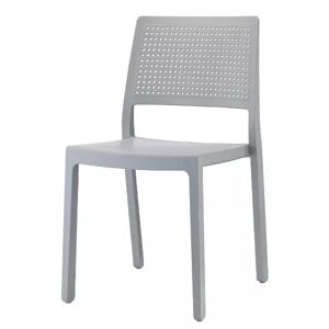 2 chaises design EMI pour intérieur ou extérieur - Scab Gris clair