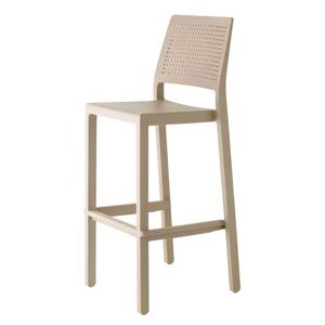 Scab design Tabouret design 75h EMI pour intérieur ou extérieur - Scab Taupe