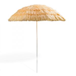 Dema Parasol de plage Hawai - de couleur bambou nature/Beige