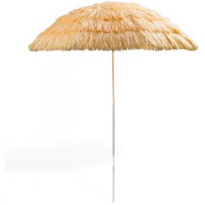 Dema Parasol de plage Hawai - de couleur bambou nature/Beige - Publicité