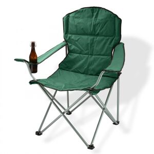 Dema Chaise pliante avec porte-boissons - couleur verte
