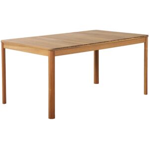 No name Clara - Table à manger de jardin en bois d'acacia 160x90cm - Couleur - Bois foncé