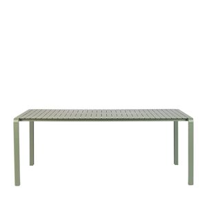 Zuiver Vondel - Table de jardin en métal 214x97cm - Couleur - Vert de gris