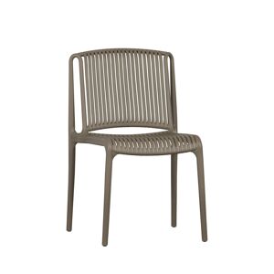 Woood Billie - Lot de 4 chaises indoor/outdoor - Couleur - Vert kaki