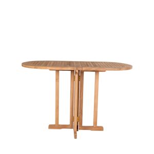 House Nordic Huelva - Table à manger en teck pour balcon 120x60cm - Couleur - Bois clair