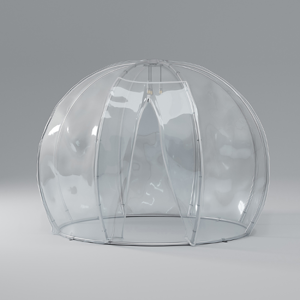 eRobot Piscine Dôme Igloo OSLO Aluminium Astreea-Taille M / 303cm