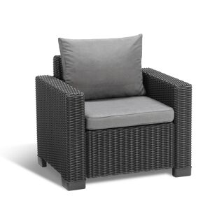 Allibert California chaise longue graphite - 83 x 68 x 71,5 (par 2) - Publicité