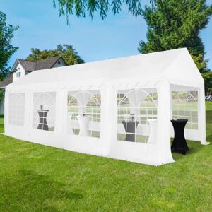 IDMarket Barnum 4x8 m blanc pour réceptions