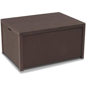 ALLIBERT ARICA Table de rangement, 79 x 59 x 42 cm, marron 17200570 - Publicité