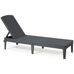 ALLIBERT JAIPUR Chaise longue, 187 x 58 x 29 cm, graphite 17205843