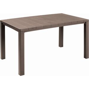 KETER JULIE Table de jardin, 147 x 90 x 74,5 cm, cappuccino 17209495