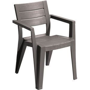 KETER JULIE Chaise de jardin, 61,5 x 58,5 x 79 cm, cappuccino 17209497