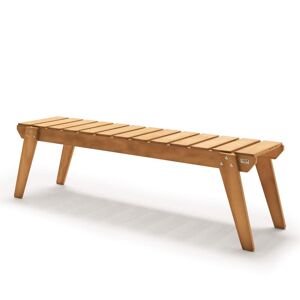 Mobili Fiver Banc de jardin en bois, Elena, Couleur Teck