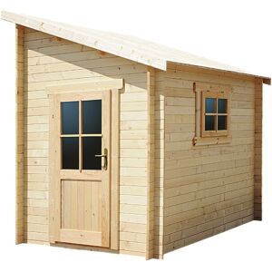 Gardy Shelter Abri adossé 5,96m² PLUS  en bois massif 28mm Gardy Shelter