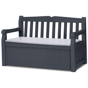 Keter Coffre de Rangement Garden Bench Anthracite 265L - Publicité