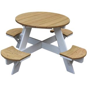 Axi Table de Pique-Nique Ronde en Bois de Hemlock UFO ⌀ 65 cm - Publicité