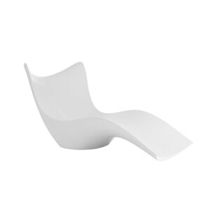 VONDOM bain de soleil chaise longue SURF (Blanc - Polyethylene)