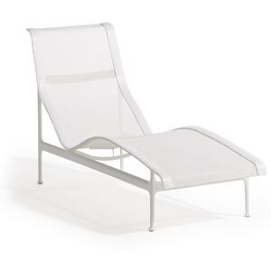 KNOLL chaise longue 1966 Contour Collection Richard Schultz (Blanc - aluminium et polyester)