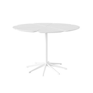 KNOLL table ronde PETAL Collection Richard Schultz (Blanc - Acier, aluminium et polyurethane)