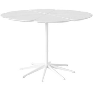 KNOLL table ronde PETAL Collection Richard Schultz (Blanc - Acier, aluminium et polyuréthane)