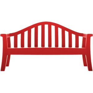 SERRALUNGA banc GIULIETTA (Rouge laqué - LLDPE) - Publicité