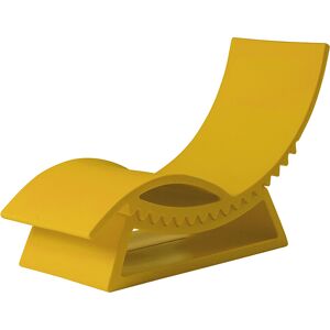 SLIDE bain de soleil chaise longue TIC TAC (Jaune - Polyéthylène) - Publicité