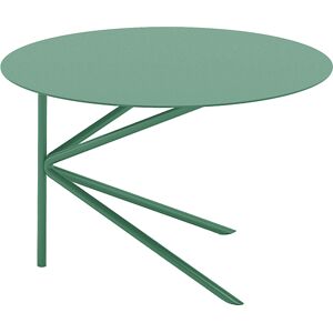 MEME DESIGN table basse pour extérieur TWIN BASSO OUTDOOR (Sauge - Métal)