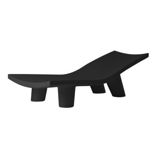 SLIDE chaise longue pour extérieur LOW LITA LOUNGE (Noir - Polyéthylène)